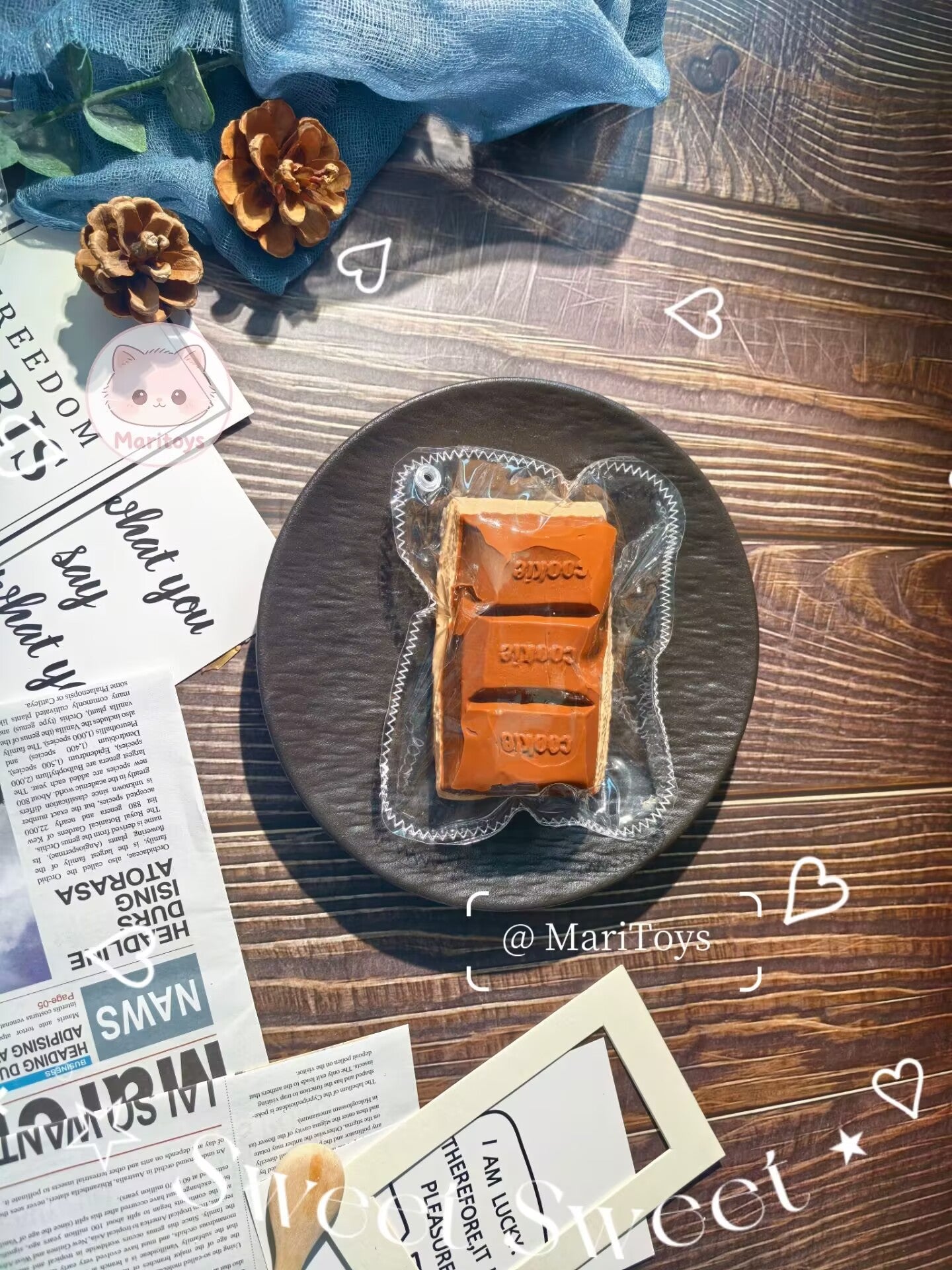 チョコレート水感スクイーズ ストレス解消 ストレス発散かわいいデザインスクイーズ袋