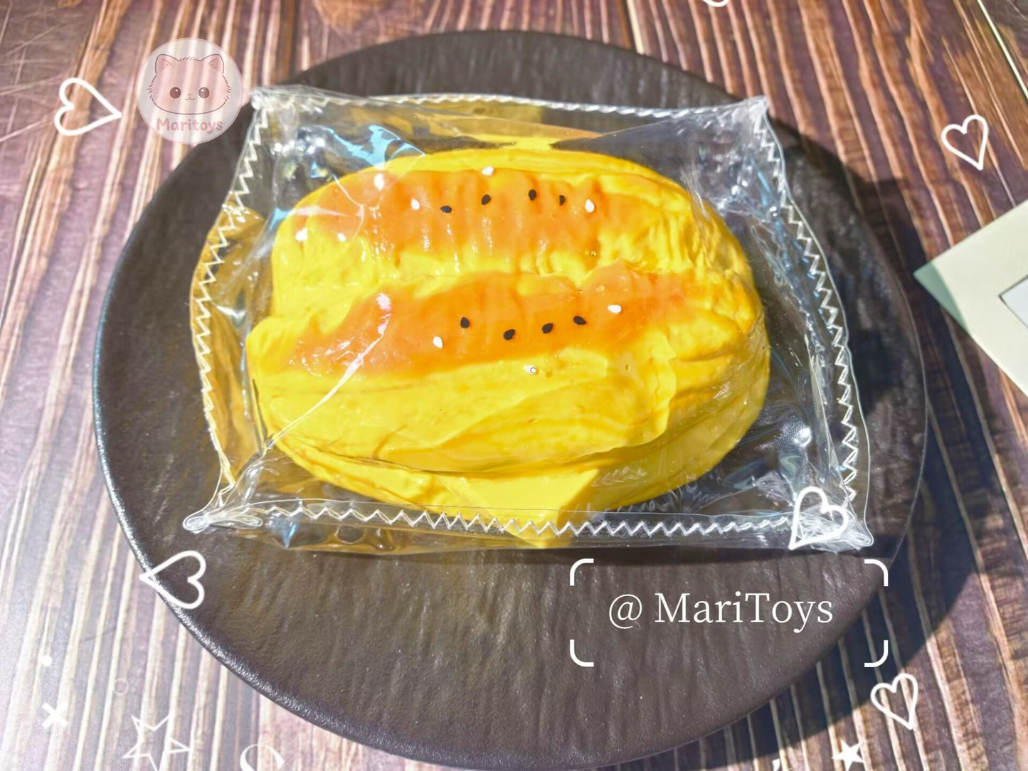 バターパンスクイーズ ストレス解消 ストレス発散かわいいデザインスクイーズ袋